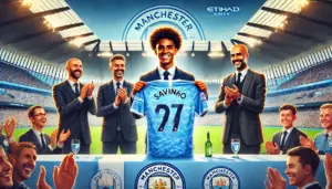 Read more about the article ซาวินโญ่ ปีก Manchester City ใหม่แกะกล่องโดนใจ โจเซป กวาร์ดิโอล่า